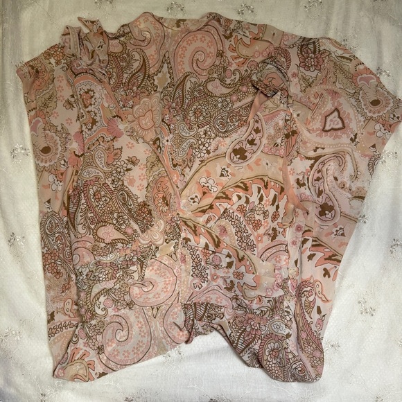 Vintage Dresses & Skirts - Bandolino Fairycore Paisley Floral Maxi Dress Size Medium